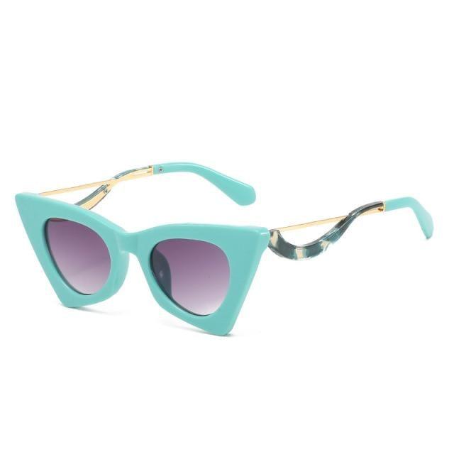 BARCUR Vintage Square Cat Eye Sunglasses Women Retro - Product image