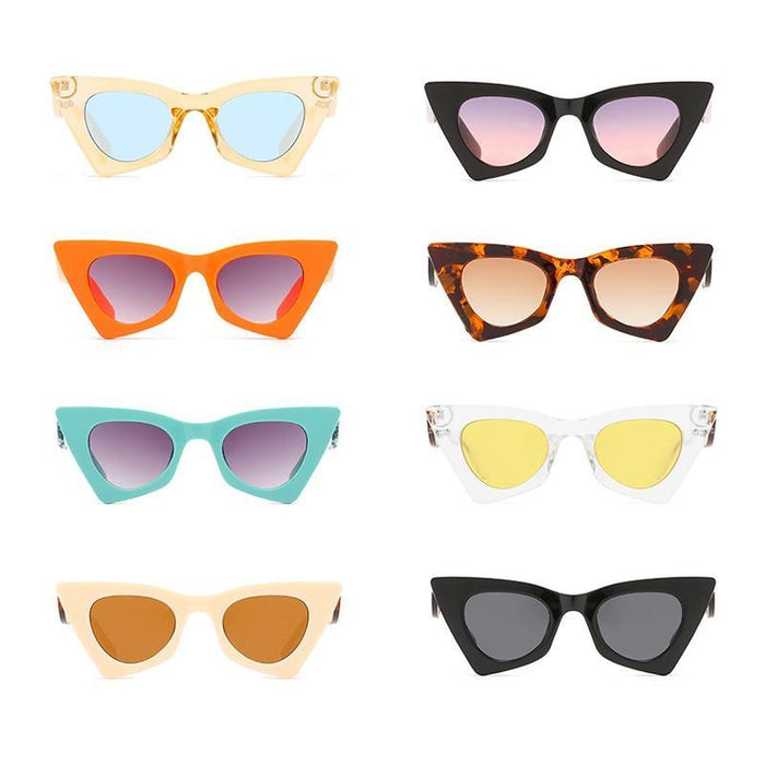 BARCUR Vintage Square Cat Eye Sunglasses Women Retro - Product image