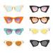BARCUR Vintage Square Cat Eye Sunglasses Women Retro - Product image
