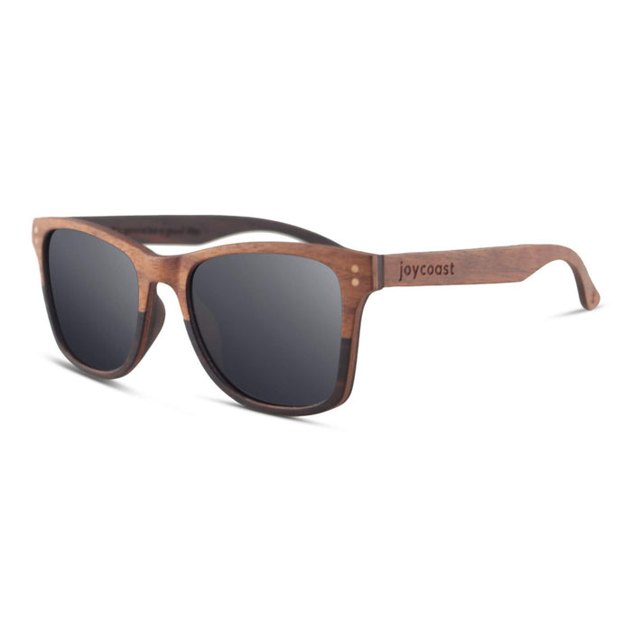 Faded Ebony Walnut Wooden Wayfinder Sunglasses | Joycoast