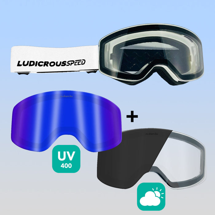 RO-SHAM-BO Sunglasses Ludicrous Speed Snow Goggles Set | Youth