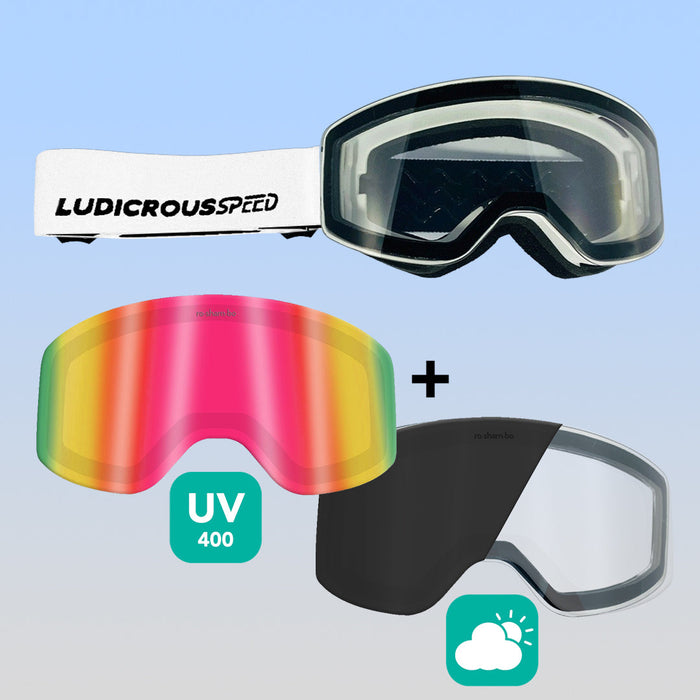 RO-SHAM-BO Sunglasses Ludicrous Speed Snow Goggles Set | Youth