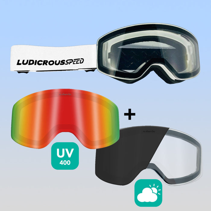 RO-SHAM-BO Sunglasses Ludicrous Speed Snow Goggles Set | Youth