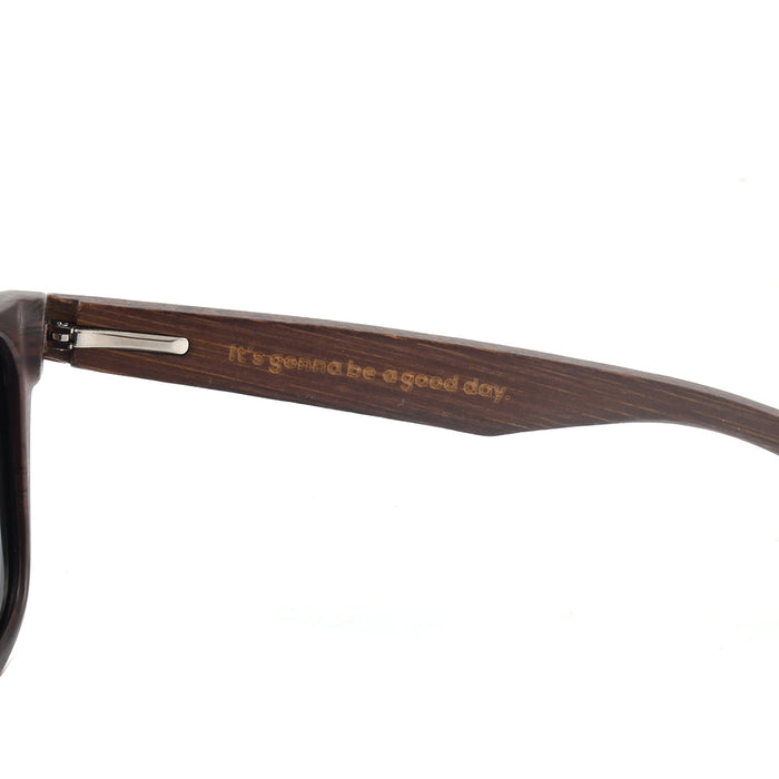 Woodgrain Mozz Walnut Wooden Sunglasses | Polarized | Joycoast