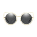 Sunglasses CRAMILO HOLLAND | A21 Designer PearlStudded CutOut Cat Eye Princess
