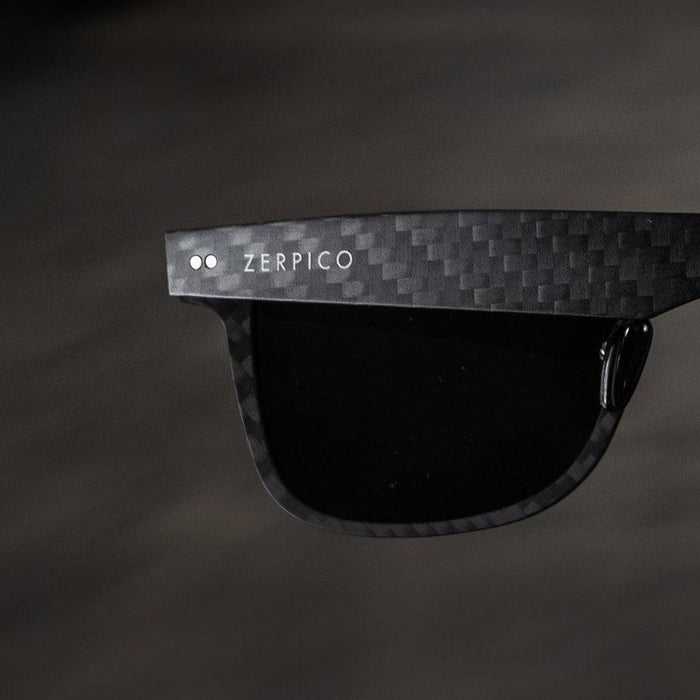Sunglasses ZERPICO FIBROUS V4 Wayfarer Fashion Men Polarized Carbon Fiber