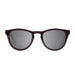 ocean sunglasses KRNglasses model AMERICA SKU 12100.1 with shiny black frame and smoke lens
