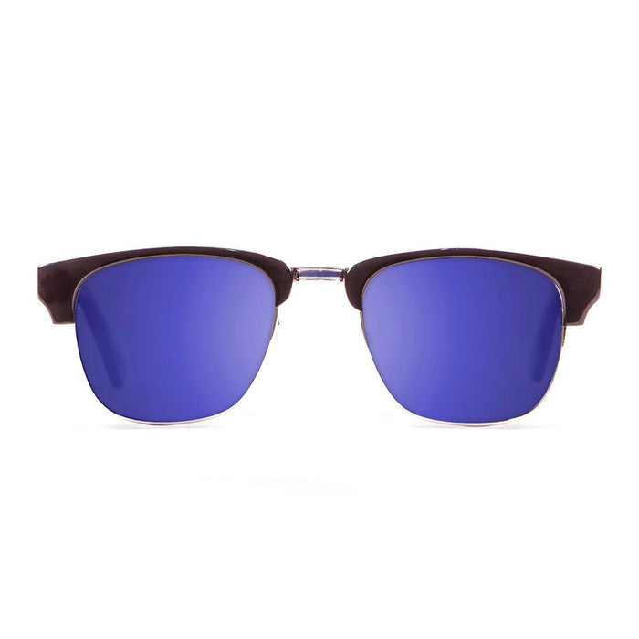 ocean sunglasses KRNglasses model NIZA SKU 13110.1 with black satin frame and smoke lens