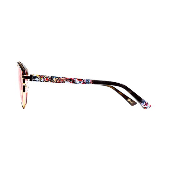 Sunglasses BRAVO TIGER PRINT ARC Fashion Women with Swarovski Crystals