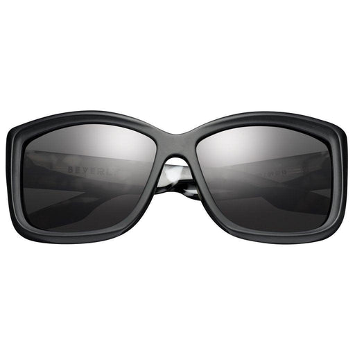 Sunglasses IVI VISION BEVERLY Matte Black Marble Stone / Grey Lens