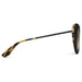 Sunglasses IVI VISION FAYE Matte Black Polished Leopard / Bronze Gradient Lens