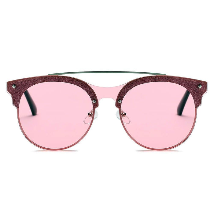 Sunglasses CRAMILO ENDICOTT | S3011 Round Circle BrowBar Tinted Lens