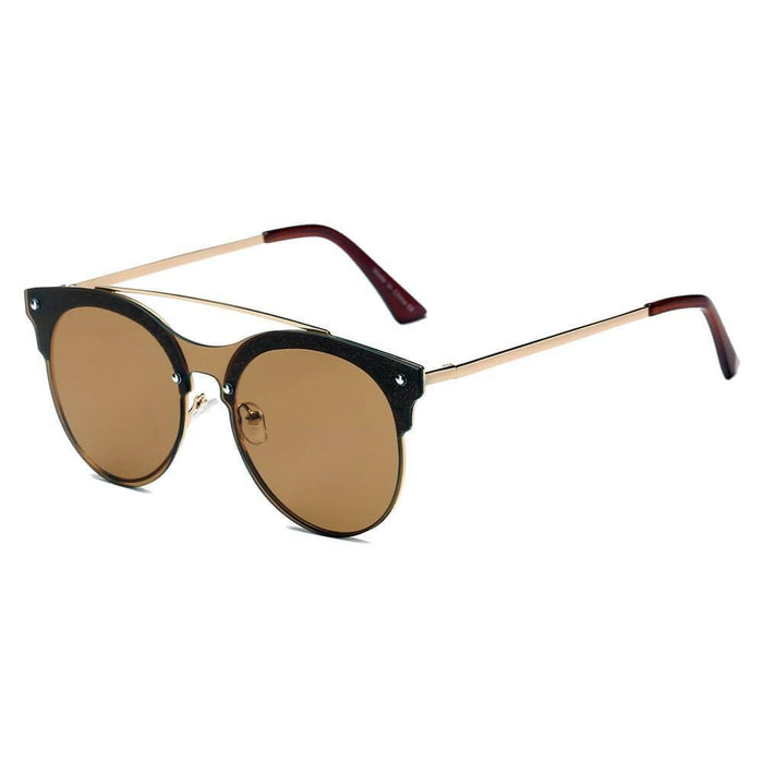 Sunglasses CRAMILO ENDICOTT | S3011 Round Circle BrowBar Tinted Lens