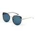Sunglasses CRAMILO HERSHEY | A17 Women's Flat Lens Metal Frame Cat Eye