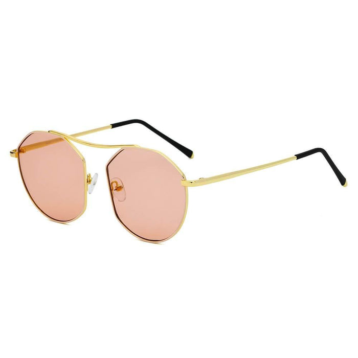 Sunglasses CRAMILO CHOCTAW | S2035 Women Round Tinted Flat Lens Spectacles Opticals Circle