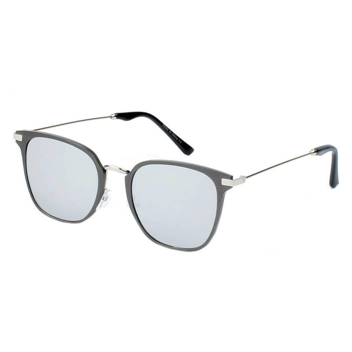 Sunglasses CRAMILO CAMBRIDGE | A22 Pillowed Rectangle Flat Lens Horned Rim