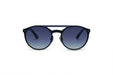 ocean sunglasses KRNglasses model ALEX SKU AE003 with brown frame and gradient brown lens