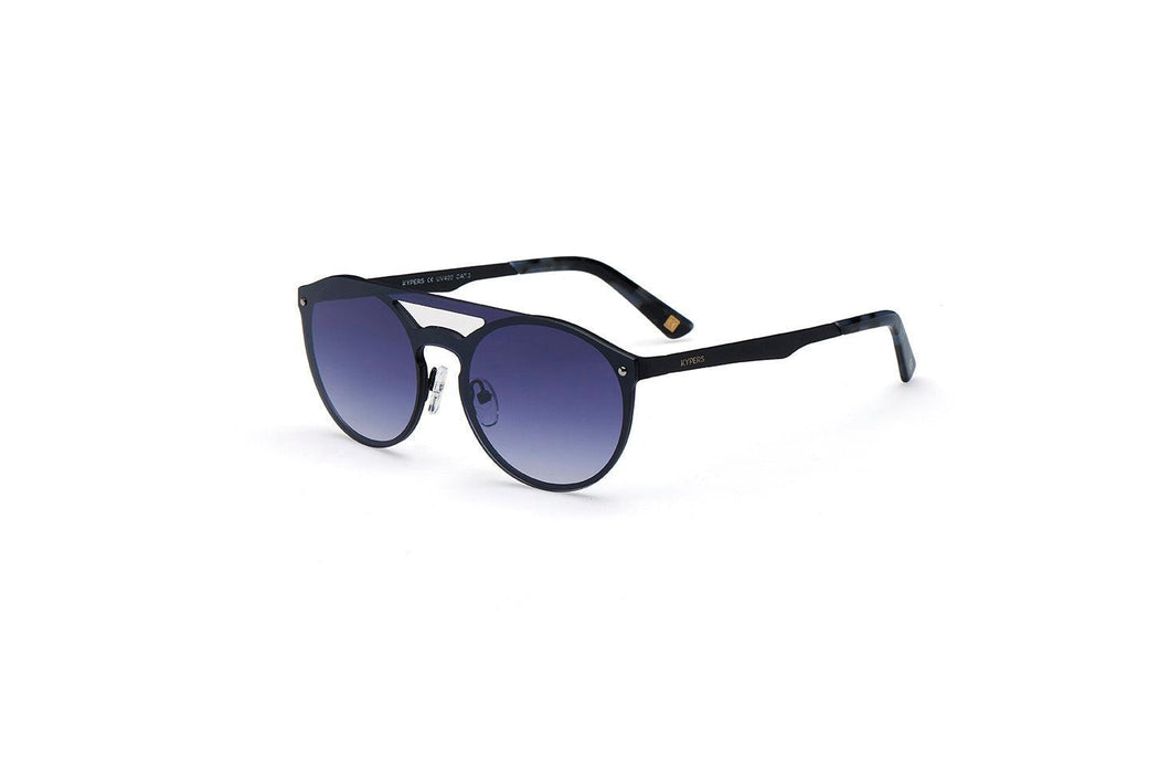 ocean sunglasses KRNglasses model ALEX SKU AE004 with gold frame and green g15 lens