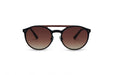 ocean sunglasses KRNglasses model ALEX SKU AE005 with matt silver frame and smoke lens