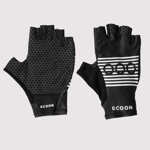 ecoon apparel cycling gloves alpe unisex sustainable clothing recyclable premium black KRNglasses ECO170101TL