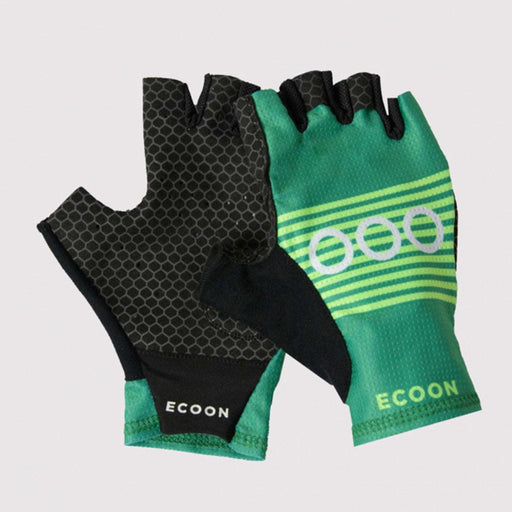 ecoon apparel cycling gloves alpe unisex sustainable clothing recyclable premium green KRNglasses ECO170117TM
