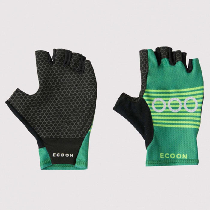 ecoon apparel cycling gloves alpe unisex sustainable clothing recyclable premium green KRNglasses ECO170117TL