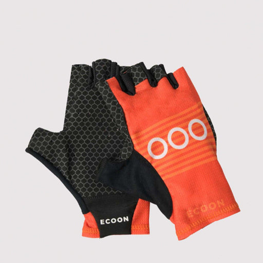 ecoon apparel cycling gloves alpe unisex sustainable clothing recyclable premium red KRNglasses ECO170123TM