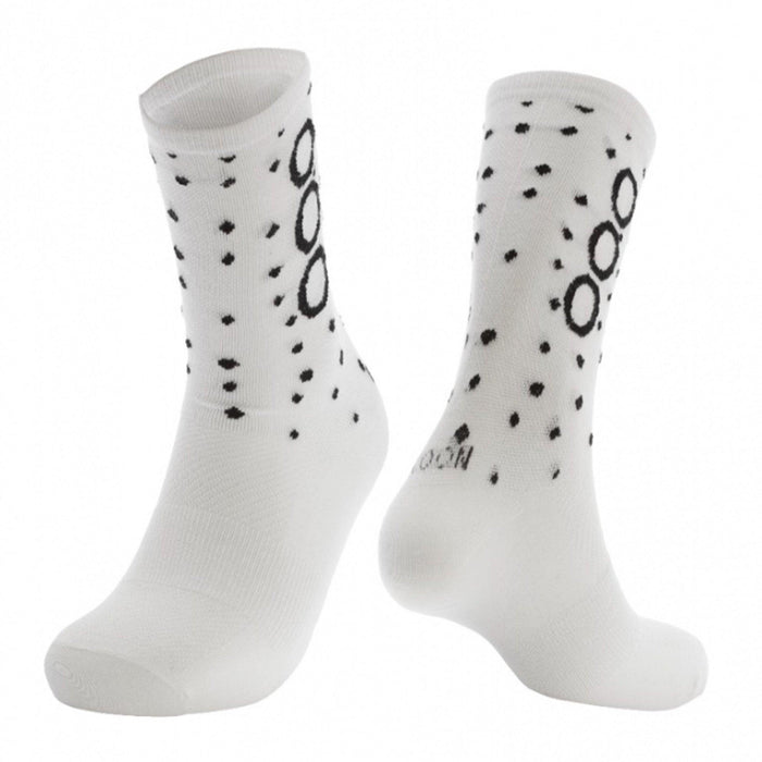 ecoon apparel cycling socks aubisque unisex sustainable clothing recyclable premium white KRNglasses ECO160302TM