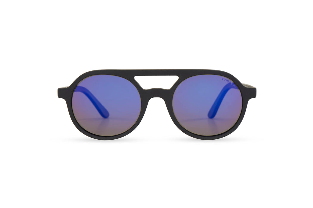 KYPERS sunglasses model AVELINE AV003 with black frame and green g15 lens