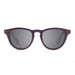 ocean sunglasses KRNglasses model AZORES SKU 54003.3 with walnut & red line frame and smoke lens
