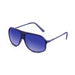ocean sunglasses KRNglasses model BAI SKU 15200.18 with matte blue frame and dark blue gradiant lens