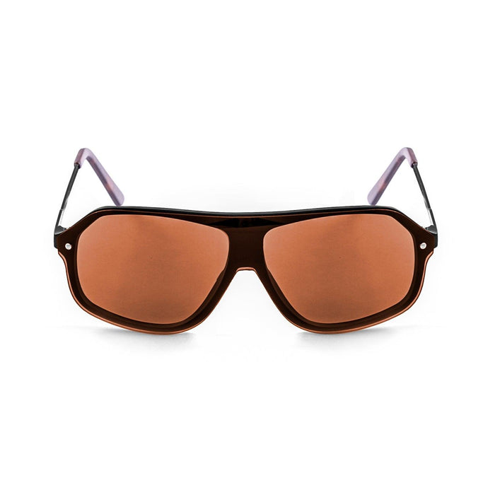 ocean sunglasses KRNglasses model BAI SKU 15200.0 with dark brown frame and smoke lens