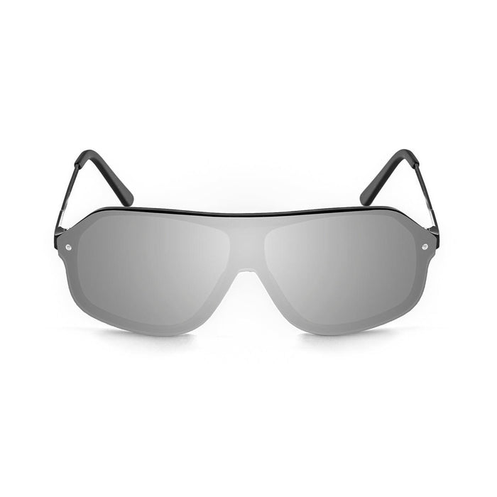 ocean sunglasses KRNglasses model BAI SKU 15200.14 with demy brown frame and revo pink flat lens