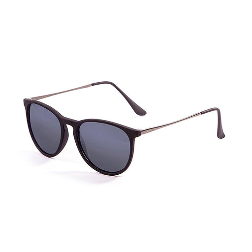 ocean sunglasses KRNglasses model BARI SKU 60001.3 with demy brown frame and revo blue lens