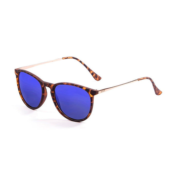 ocean sunglasses KRNglasses model BARI SKU 60001.5 with blue light frame and revo blue lens