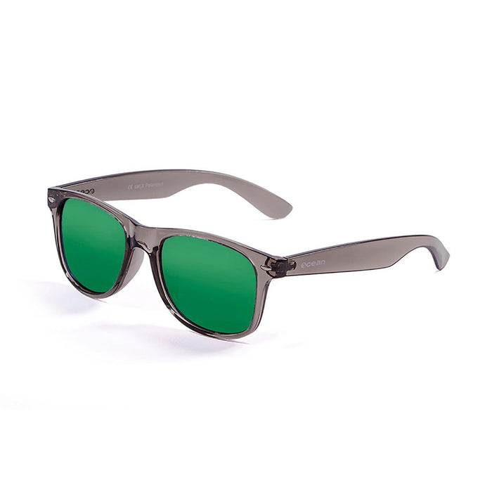 ocean sunglasses KRNglasses model BEACH SKU 18202.111 with gradual black frame and smoke lens