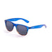 ocean sunglasses KRNglasses model BEACH SKU 18202.47 with matte brown frame and revo green lens