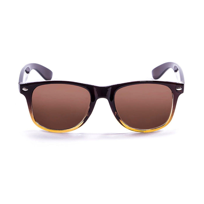 ocean sunglasses KRNglasses model BEACH SKU 18202.43 with matte black frame and revo iridium lens