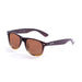 ocean sunglasses KRNglasses model BEACH SKU 18202.40 with transparent black frame and revo green lens