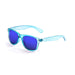 ocean sunglasses KRNglasses model BEACH SKU 18202.6 with transparent black frame and revo rudy iridium lens
