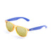 ocean sunglasses KRNglasses model BEACH SKU 18202.3 with shiny black frame and revo orange iridium lens