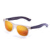 ocean sunglasses KRNglasses model BEACH SKU 50013.4 with demy brown frame and revo red lens
