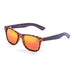 ocean sunglasses KRNglasses model BEACH SKU 50012.4 with demy brown frame and blue revo lens