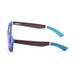 ocean sunglasses KRNglasses model BEACH SKU 50310.2 with bamboo brown & red frame and brown lens