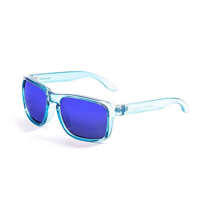 ocean sunglasses KRNglasses model BLUE SKU 19202.8 with matte black frame and smoke lens