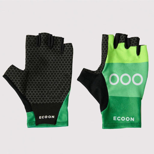 ecoon apparel cycling gloves briancon unisex sustainable clothing recyclable premium green KRNglasses ECO170124TL