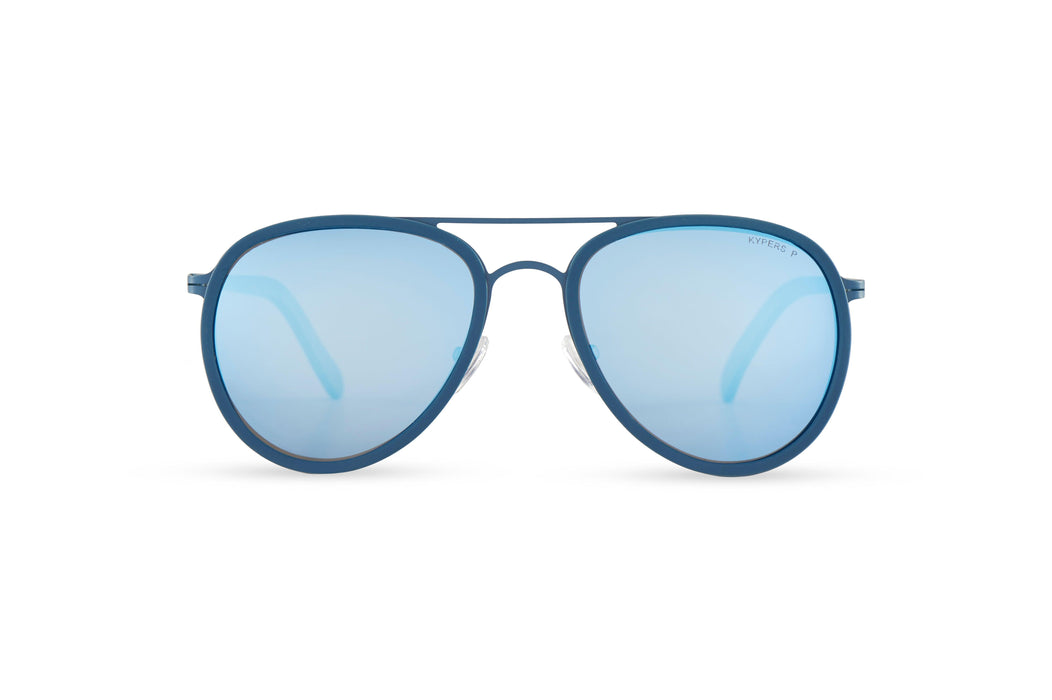 KYPERS sunglasses model CAMERON CM008 with ocean blue frame and blue revo lens