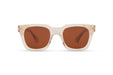 KYPERS sunglasses model CECILIA CE004 with crystal burgundy frame and gradient brown lens