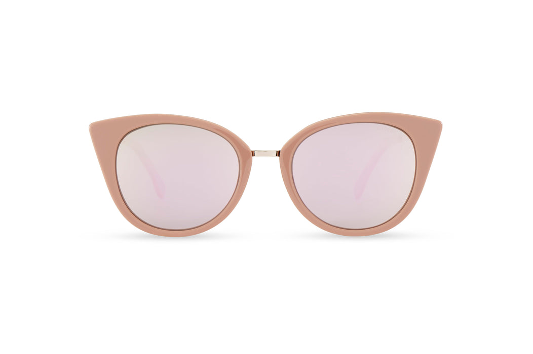 KYPERS sunglasses model CHARLOTTE CH005 with havana frame and gradient brown & blue revo lens