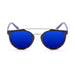 ocean sunglasses KRNglasses model CLASSIC SKU 73003.1 with demy brown frame and revo green lens